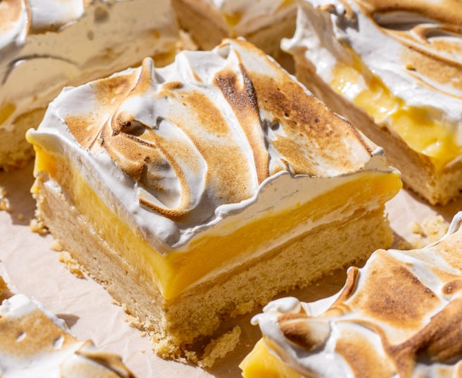 Yuzu Meringue Bars